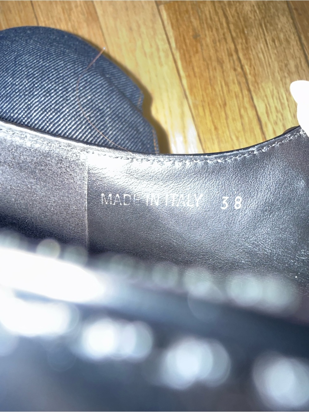 Prada Black Mary Jane Loafers - 38/US 9 - Picture 6 of 7